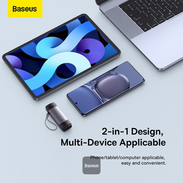 Baseus Card Reader Dual Output USB-A & Type-C to SD TF Card Reader