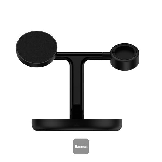 Baseus Swan 3-in-1 Wireless Magnetic Charging Bracket 20W Black Universal version (Include: USB For type-C 3A 1m)