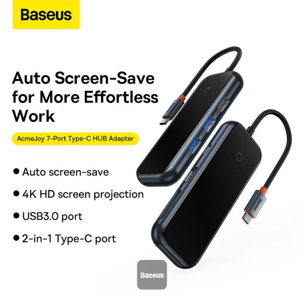 Baseus Acmejoy 7-Port Type-C HUB Adapter