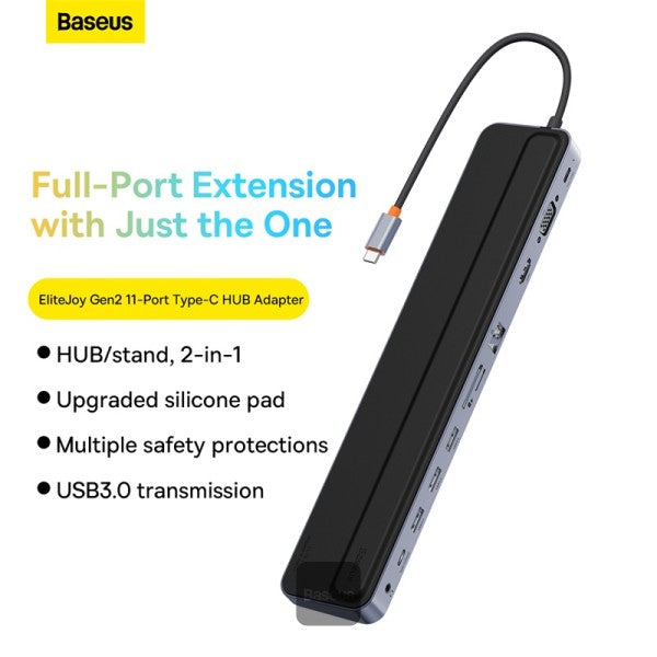 Baseus Elitejoy Gen2 11-Port Type-C HUB Adapter