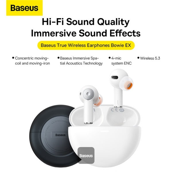 Baseus Bowie EX True Wireless Earphones Black