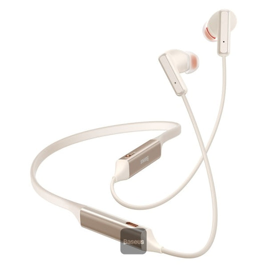 Baseus Bowie U2 Pro Neckband Noise Cancellation Wireless Earphones White