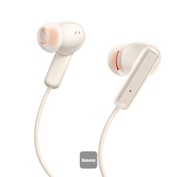 Baseus Bowie U2 Pro Neckband Noise Cancellation Wireless Earphones White