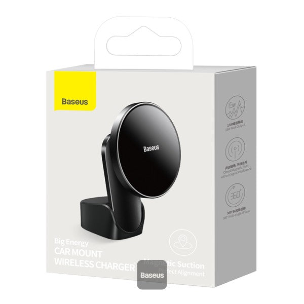 Magnetic Absorption Wireless Car Charger Fast Charging Compatible with Mag-Safe Car Charger Dashboard Air Vent Mount Compatible with iPhone 13 13 Pro 13 Pro Max 12 12 Pro 12 Pro Max Black