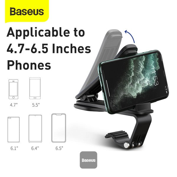 Baseus Big Mouth Pro Car Holder Center Console Mount Car Bracket Black