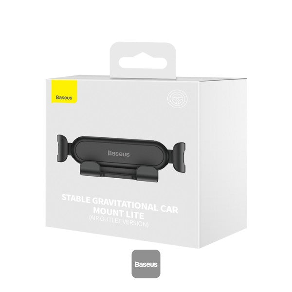 Baseus Gravity Air Vent Car Phone Holder (Air Outlet Version) black