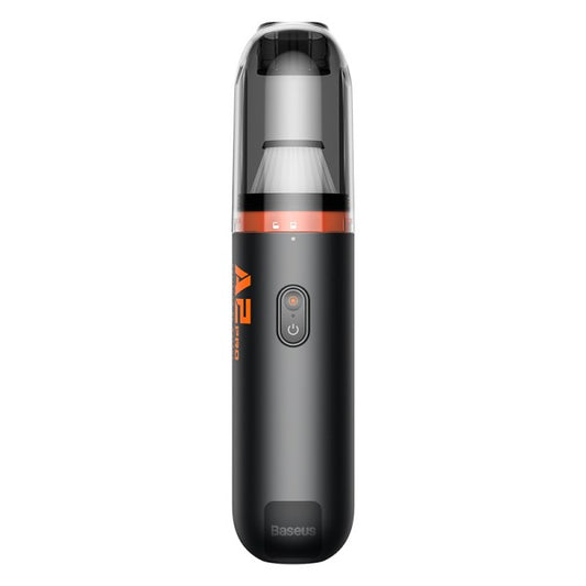 Baseus A2Pro Car Vacuum Cleaner - 6000PA Powerful Suction Cordless & USB-C Rechargeable Washable HEPA Filter Quiet Operation - Black