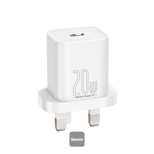 Baseus Super Si 1C fast wall charger USB Type C 20W UK Power Delivery