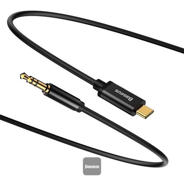 Baseus Type-C to Digital Audio Cable AUX M01 (Stable Transmission for Smooth Play) - Black