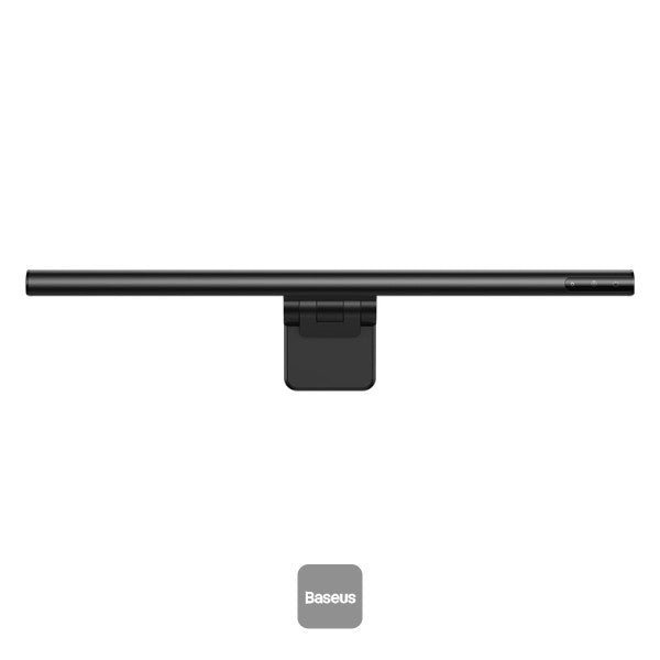 Baseus Monitor Light Bar - USB Powered Eye-Protection Dimmable Brightness & Color Temp Screen Clamp Design for E-Reading & Workstation - Black