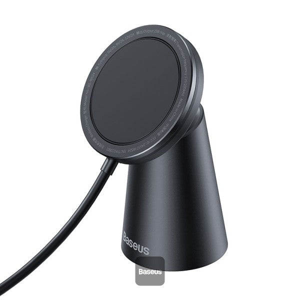Baseus Magnetic Wireless Charger Phone Holder For iPhone 13 iPhone 12 Pro Max Wireless Charging Detachable Desktop Phone Holder