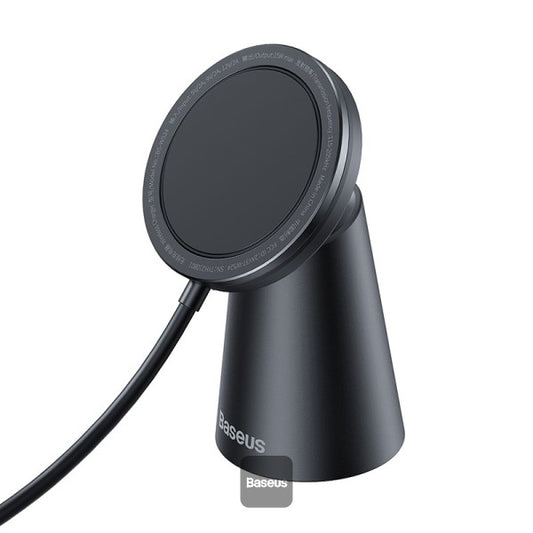 Baseus Magnetic Wireless Charger Phone Holder For iPhone 13 iPhone 12 Pro Max Wireless Charging Detachable Desktop Phone Holder