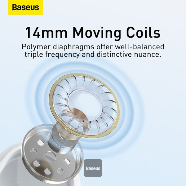 Baseus Encok H17 Wired Earphone In Ear Headset With Mic Stereo Bass Sound 35mm Jack Earphone Earbuds Earpiece For iPhone Samsung Xiaomi