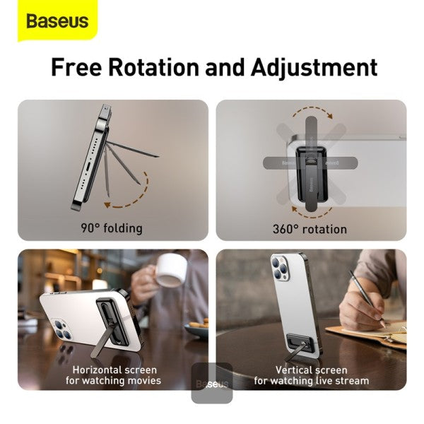 Baseus Foldable Phone Holder and Stand Self-Adhesive Black