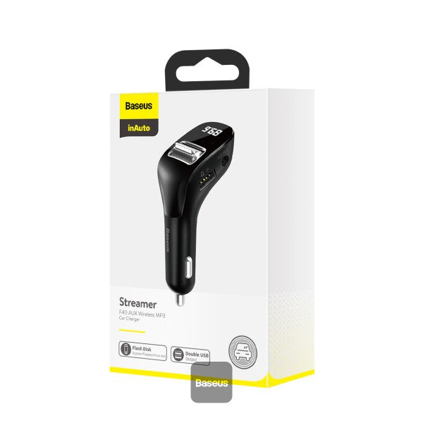 Baseus Streamer F40 AUX wireless MP3 car 6