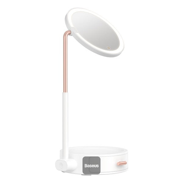 Smart Beauty Series Lighted Makeup Mirror With Storage Box White
