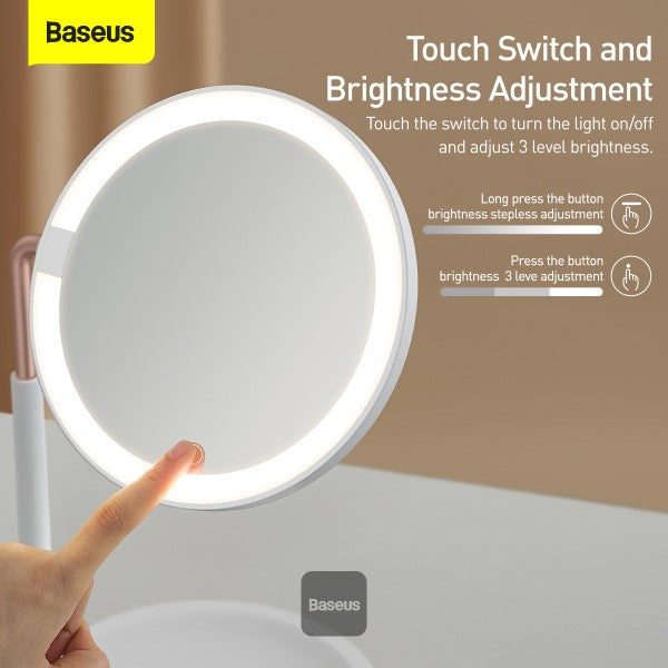 Smart Beauty Series Lighted Makeup Mirror With Storage Box White
