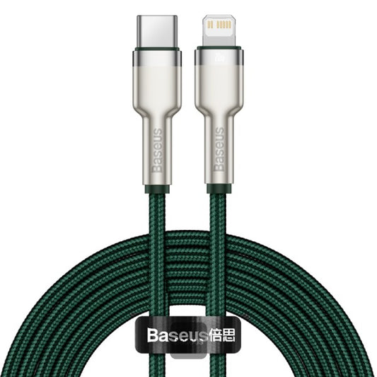 Baseus Cafule Series Metal Data Cable Type-C to Lightning iPhone PD 20W 2M - Green