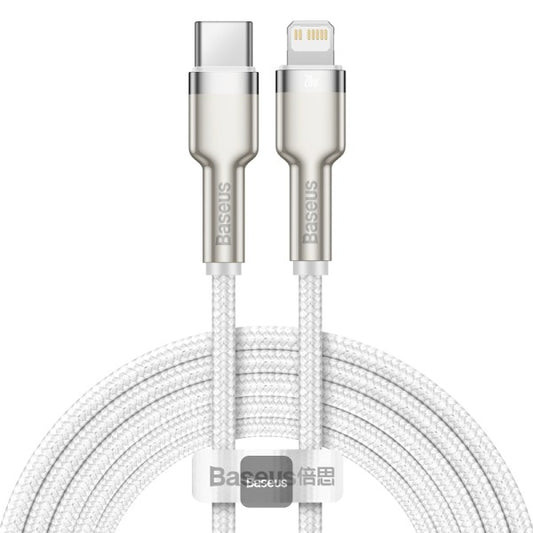Baseus Cafule Series Metal Data Cable Type-C to Lightning iPhone PD 20W 2M - White