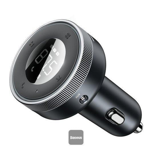 Baseus Enjoy Car Wireless MP3 Charger (Wireless 50+5V 34A) Black