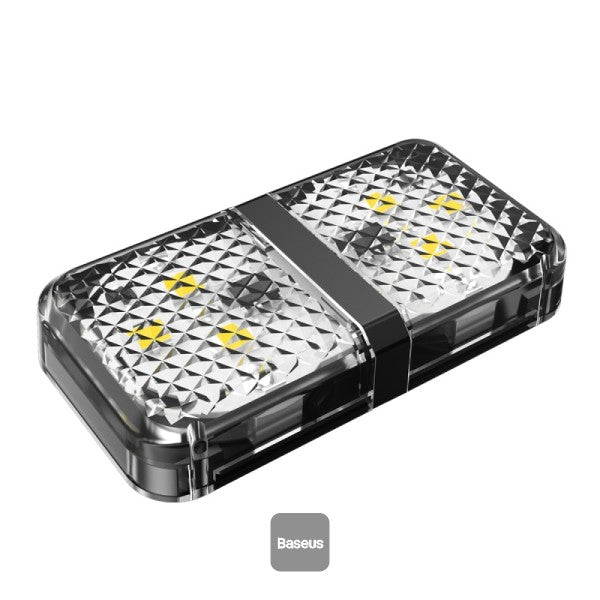 Baseus 2-Piece Door Open Warning Light Set - Black