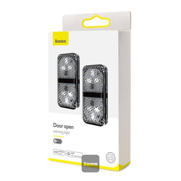 Baseus 2-Piece Door Open Warning Light Set - Black