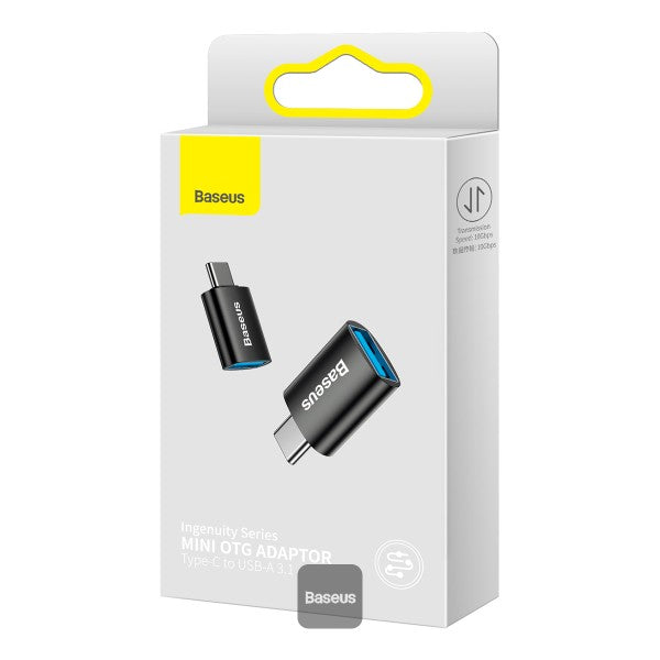 Baseus Ingenuity Series Mini OTG Adaptor Type-C to USB-A 31 Black