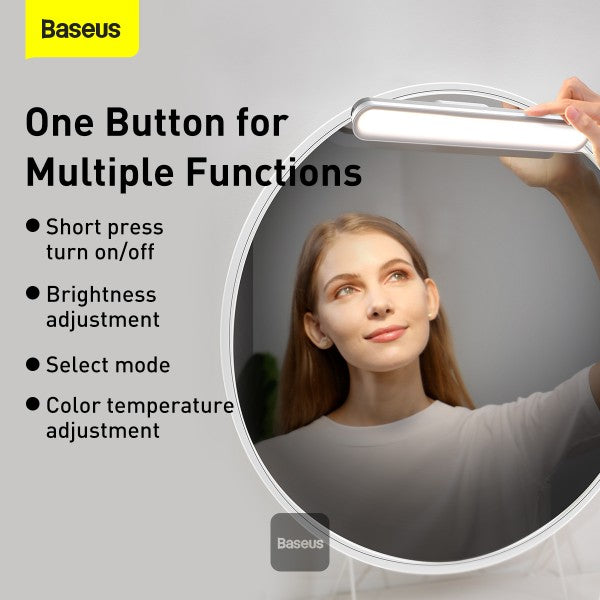 Baseus Magnetic Bedside LED Lamp for Home Cabinet Kitchen Room White