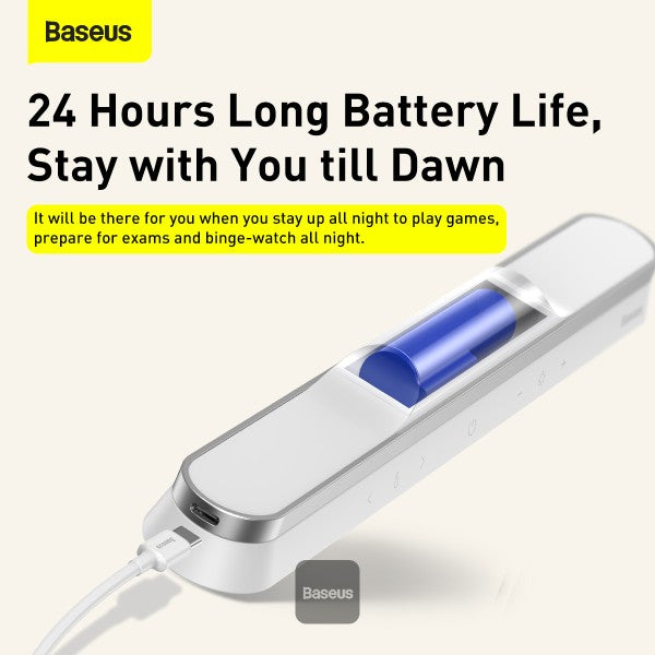 Baseus Magnetic Bedside LED Lamp for Home Cabinet Kitchen Room White