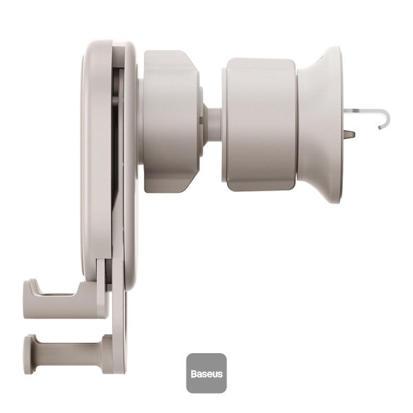 Baseus Stable Gravitational Wireless Charging Car Mount Pro 15W Air Outlet Version (Creamy White)