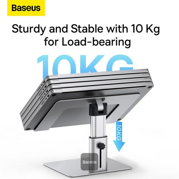 Baseus Metal Adjustable Laptop Stand Compatible With 11 To 173 Inches Silver