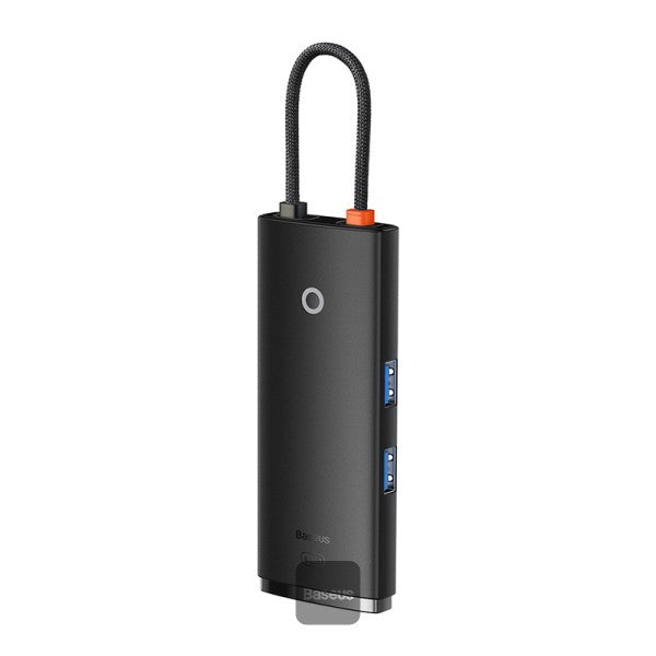 Baseus Lite Series multifunctional HUB USB Type C - 2 x USB 30  USB Type C PD  HDMI 14  SD  TF Black