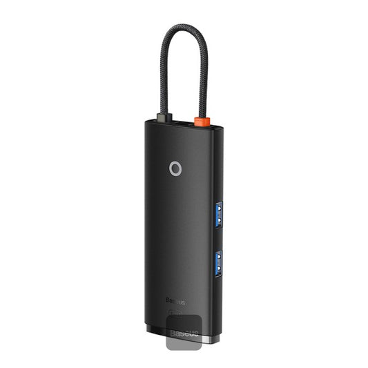 Baseus Lite Series multifunctional HUB USB Type C - 2 x USB 30  USB Type C PD  HDMI 14  SD  TF Black