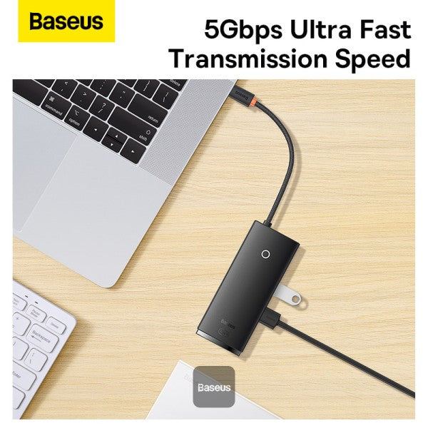 Baseus Lite Series multifunctional HUB USB Type C - 2 x USB 30  USB Type C PD  HDMI 14  SD  TF Black