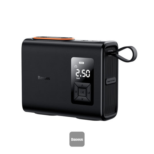 Baseus Mega Energy Pump Dual Cylinder Wireless Inflator Black