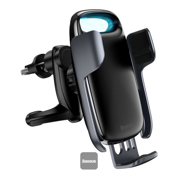 Baseus Milky Way Qi Wireless Car Charger 15W Electric Phone Holder Black