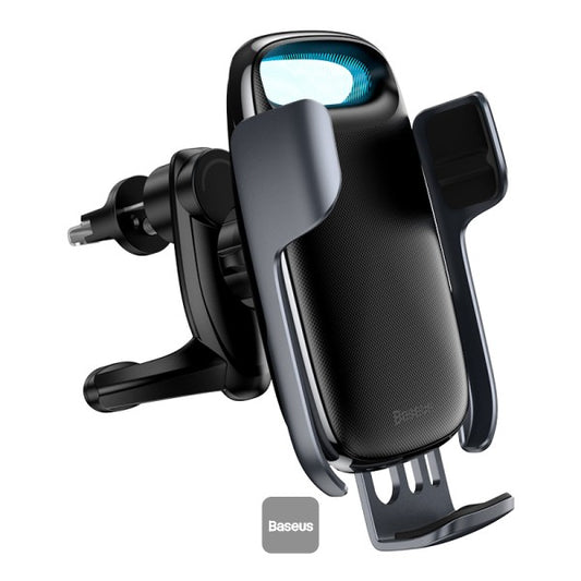 Baseus Milky Way Qi Wireless Car Charger 15W Electric Phone Holder Black