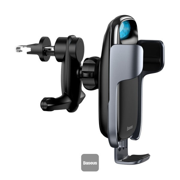 Baseus Milky Way Qi Wireless Car Charger 15W Electric Phone Holder Black