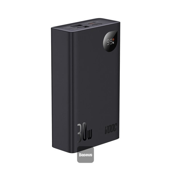 Baseus Adaman2 Digital Display Fast Charge Power Bank 30W 20000mAh - Black (VOOC Edition)