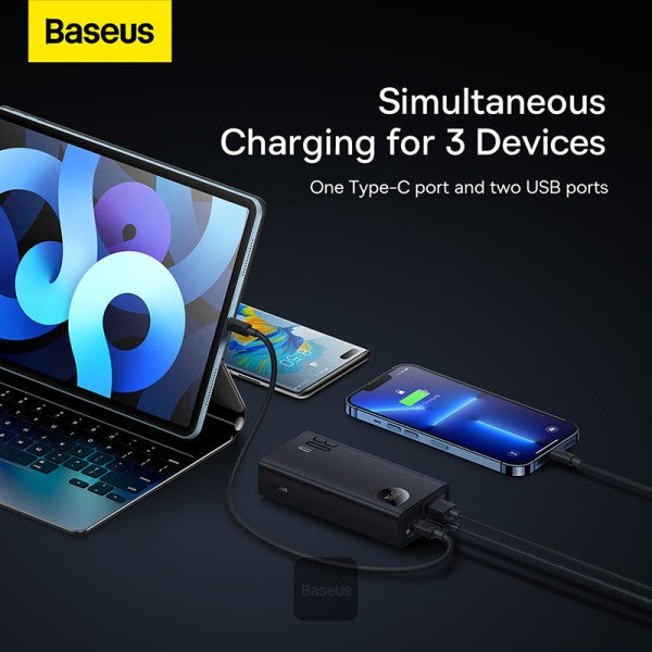 Baseus Adaman2 Power Bank 30W 10000mAh Digital Display Fast Charge - Black