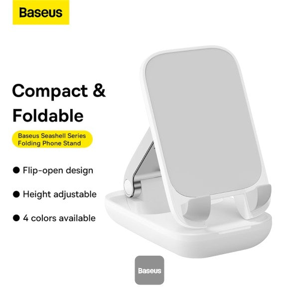 Baseus Seashell Series Folding Phone Stand Moon White