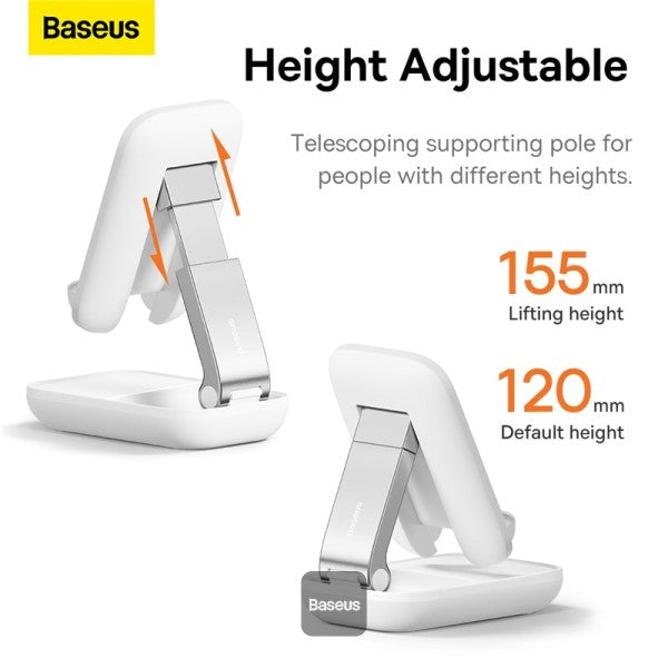 Baseus Seashell Series Folding Phone Stand Moon White