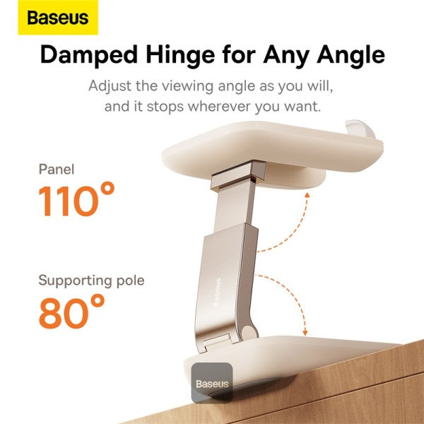 Baseus Seashell Series Folding Phone Stand (with Mirror) Baby Pink Beige