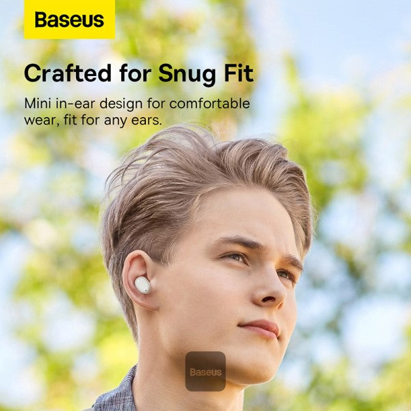 Baseus Bowie EZ10 True Wireless Earphones - White