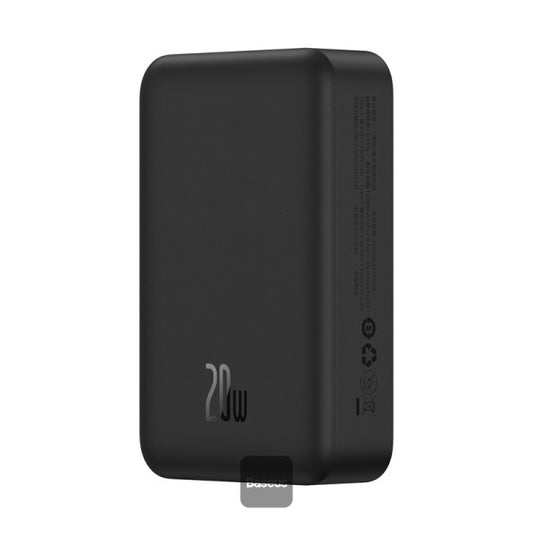 Baseus Airpow Magnetic Mini Wireless Fast Charge Power Bank 20000mAh 20W - Black
