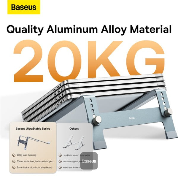 Baseus Ultra Stable Series Desktop Laptop Stand -4-Gear Adjustable- Space Grey