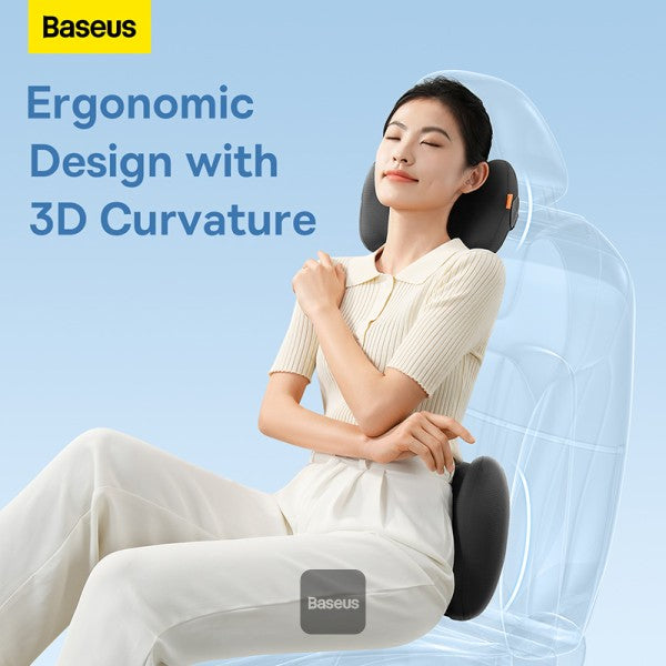 Baseus ComfortRide Series Car Cooling Lumbar Pillow Cluster - Black