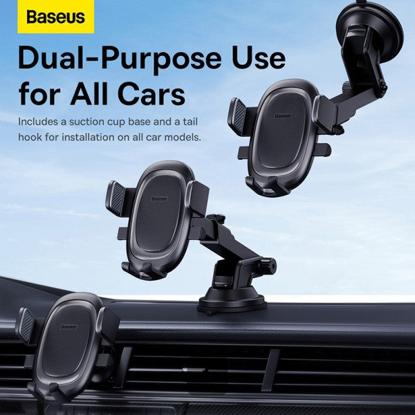 Baseus UltraControl Pro Series Clamp-Type Car Holder Set Cluster Black
