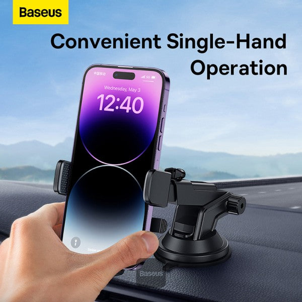 Baseus UltraControl Pro Series Clamp-Type Car Holder Set Cluster Black