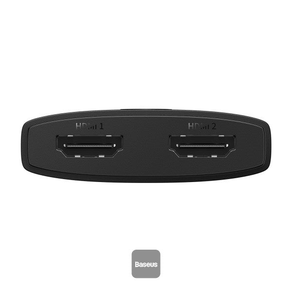 Baseus AirJoy Series 2-in-1 Bidirectional HDMI Switch - Cluster Black